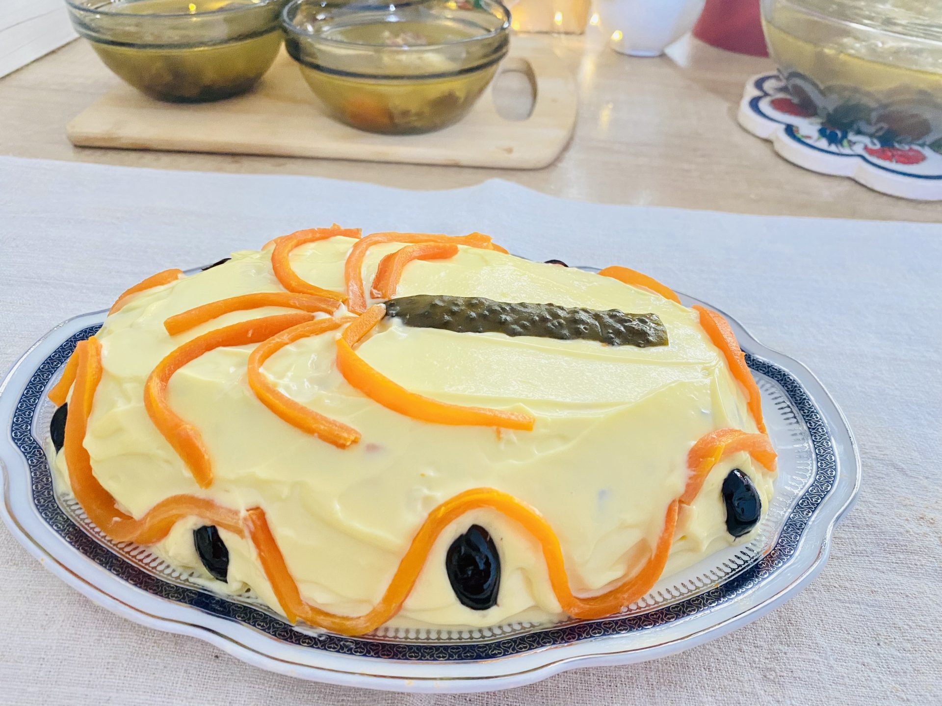 Salată boeuf cu pui