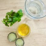 Ingrediente limonadă cu mentă și miere