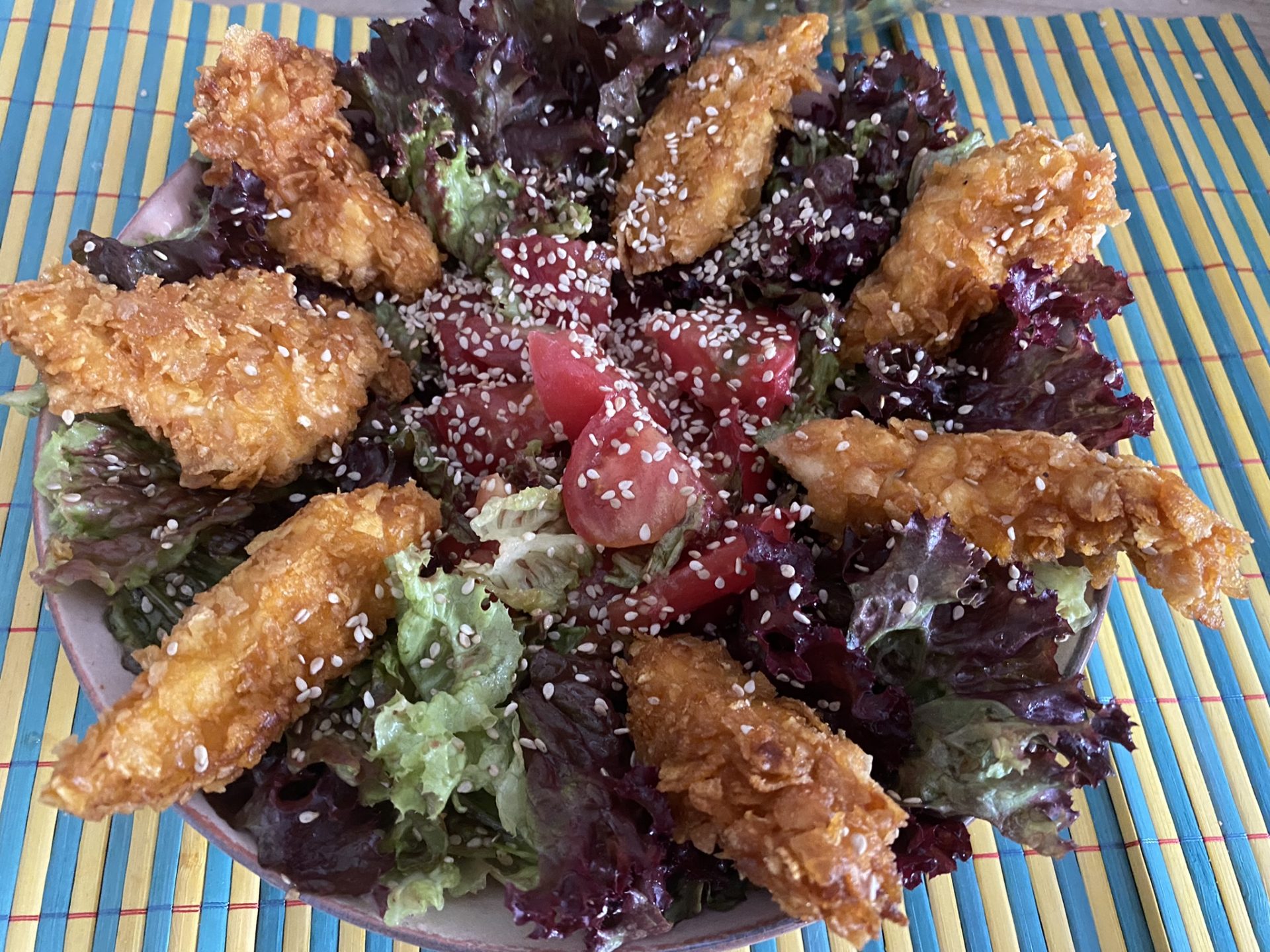 salata de crispy de pui