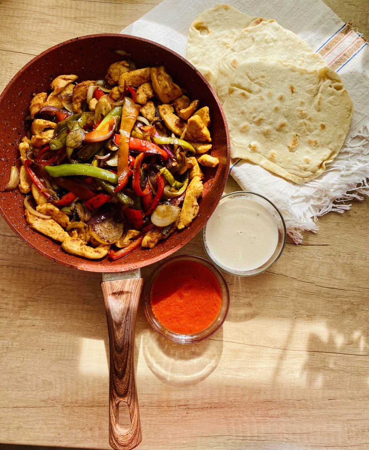 Fajitas de pui