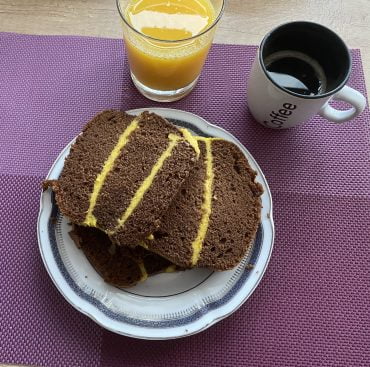 Chec cu cremă de vanilie