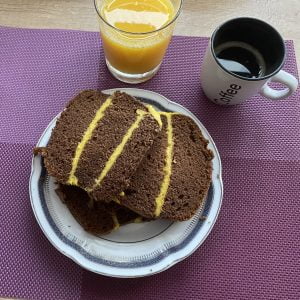 Chec cu cremă de vanilie