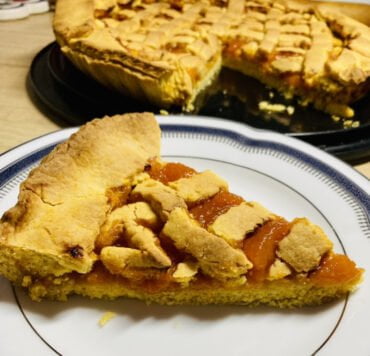 tarta cu gem de caise