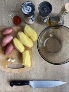 Ingrediente cartofi wedges