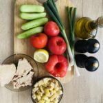 Ingrediente salată de ton