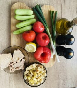 Ingrediente salată de ton